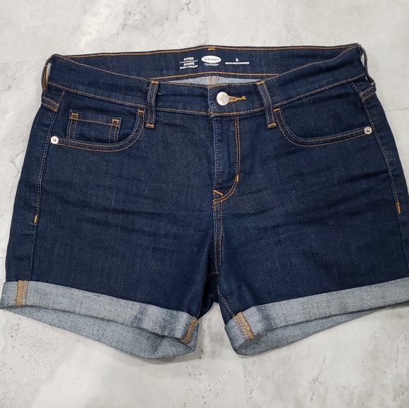 Old Navy Pants - Old Navy Fitted Shorts Women's Size 4 Denim Blue
